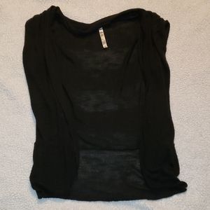 Absolutely black woman's light sweater size large
